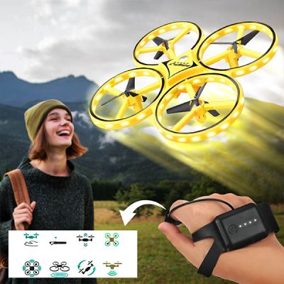 Mini dron FLASH s ručnim upravljanjem