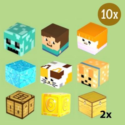 10x dodatnih magnetskih kocaka za MAGCRAFTI | MAGCRAFTIBLOCKS