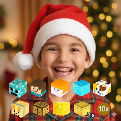 10x dodatnih blokova za MAGCRAFTI + blagdanska kapa GRATIS | XMASHATMAGBLOCKS